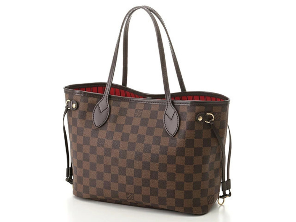 Louis Vuitton Neverfull Damier Bag Tote Brown